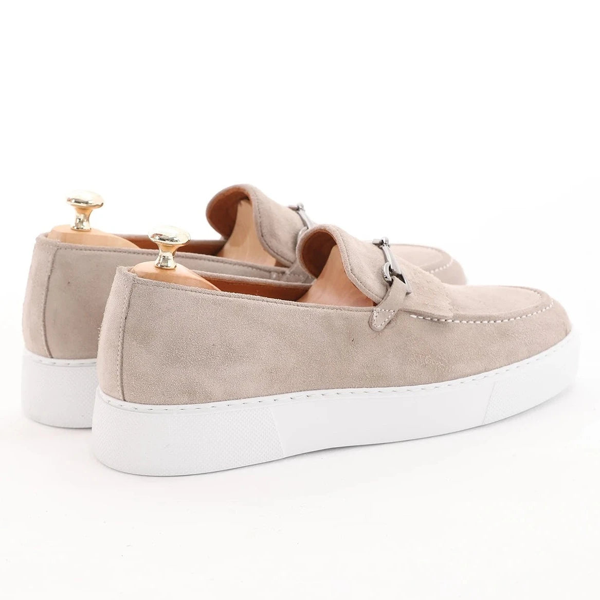 Beige Suede Casual Wear F-126