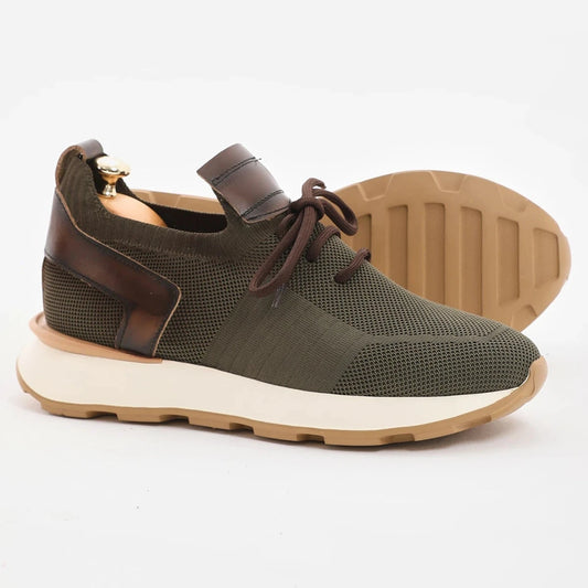 Olive Knitwear Runners