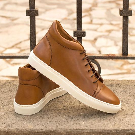 Tan Shaded High Top Sneaker