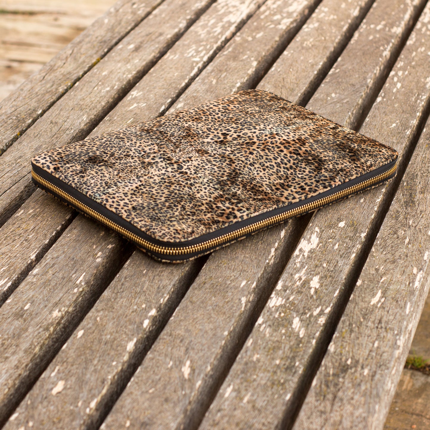 Leopard Sartorial+Painted Calf Document Holder