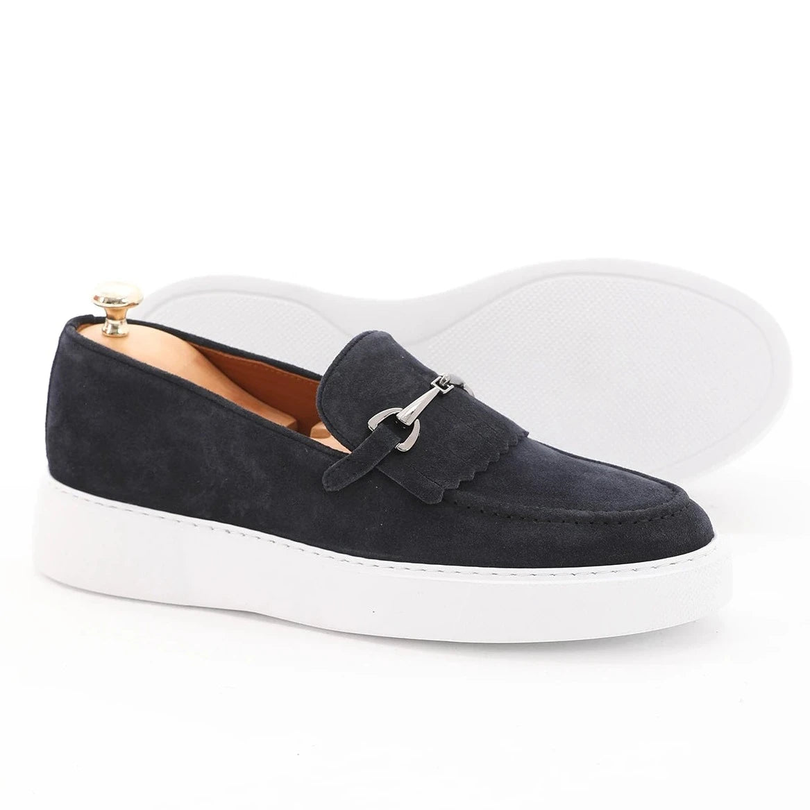 Blue Suede Casual Wear F-126