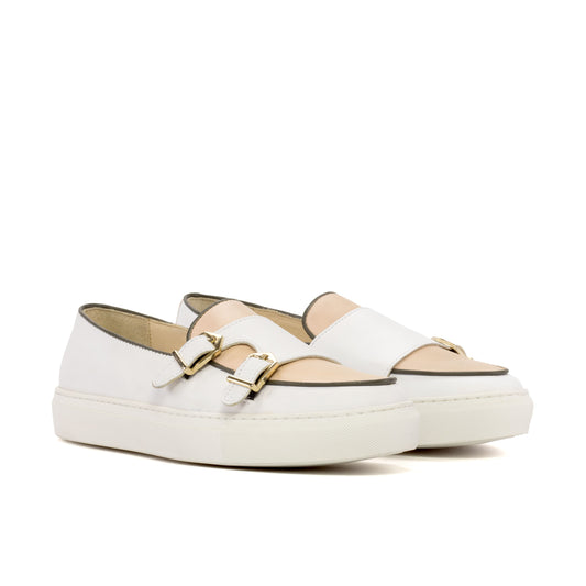 Beige Calf Monk Sneaker 5872