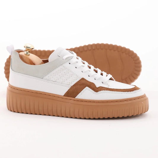 Beige Brown Sneakers