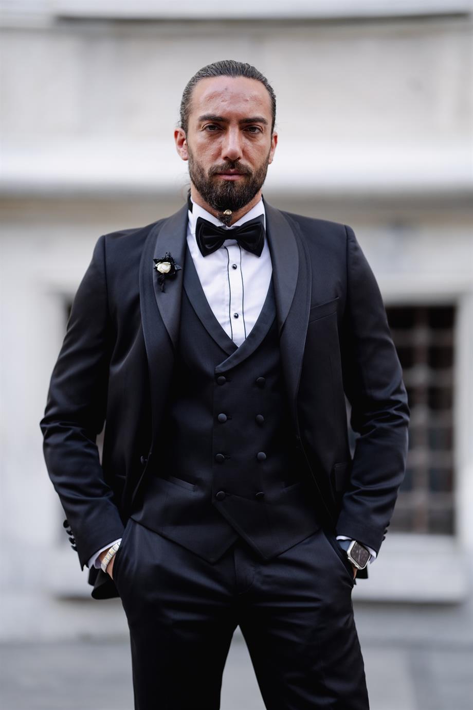 Men's Black Tuxedo Suit