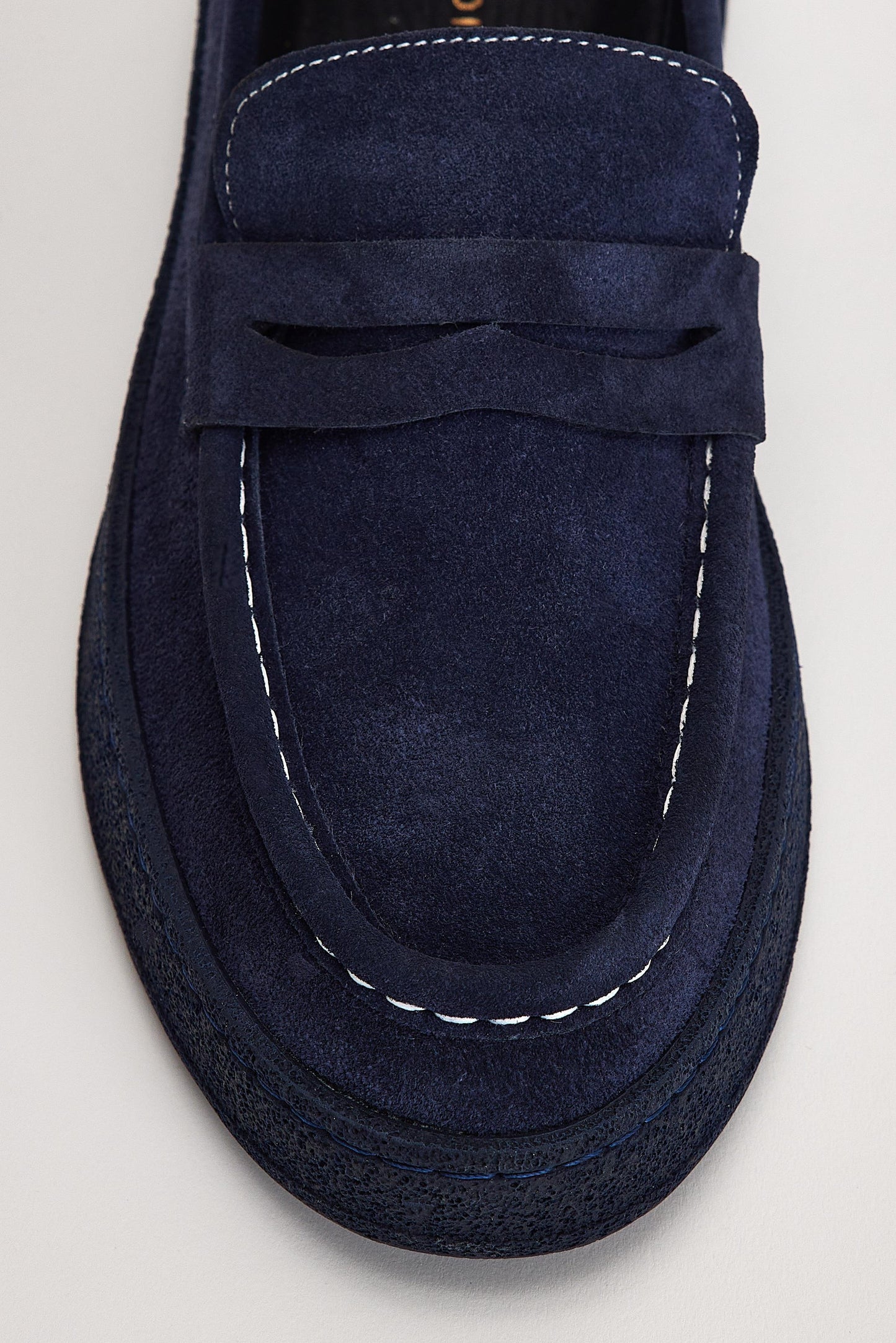 Blue Suede Casual Loafer