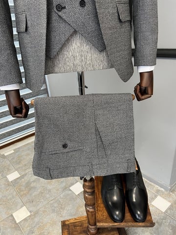Dovetail Collar Bag Pocket Suit