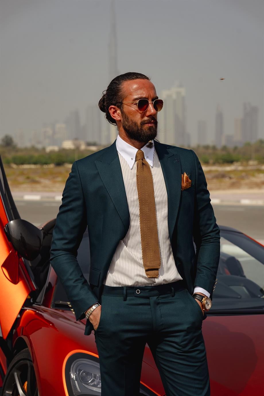 Emerald Slim Fit Men's Suit