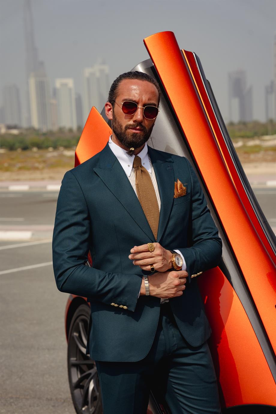 Emerald Slim Fit Men's Suit