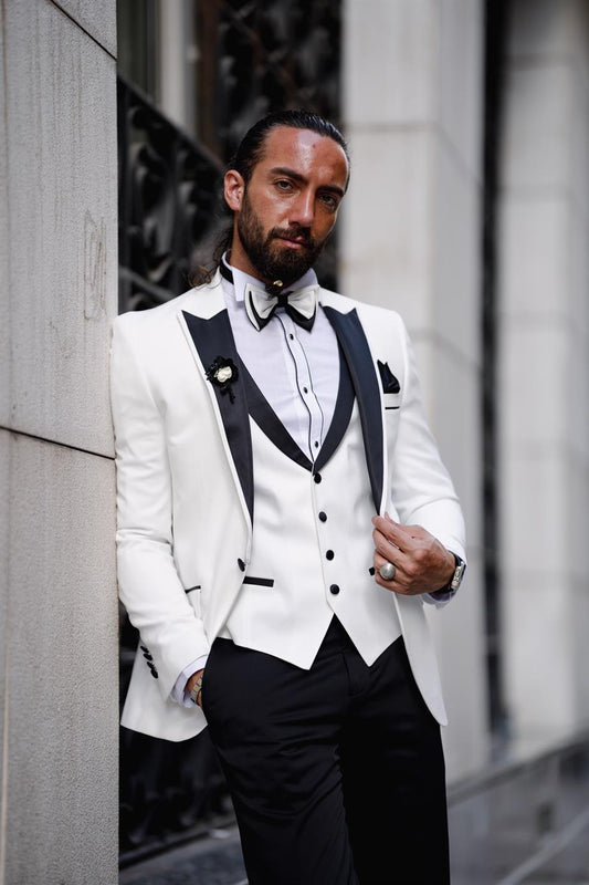 Men's Satin Collar Tuxedo Suit