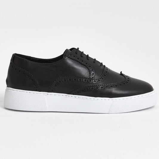 Black Wingtip Sneaker