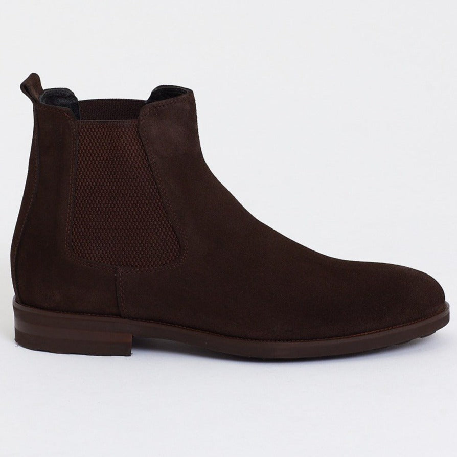 Brown Suede Chelsea Boots