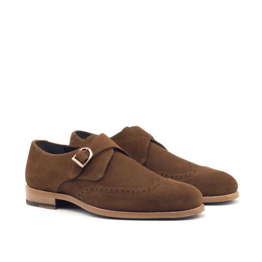 Single Monk Suede Wingtip