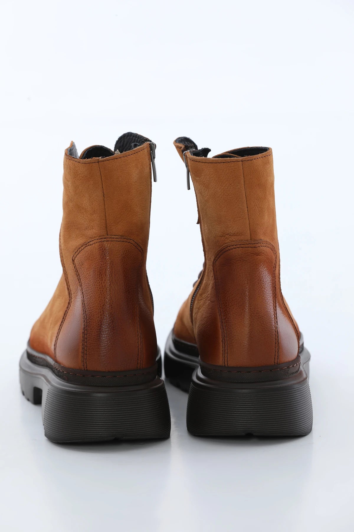 Tan Nubuck Leather Boots FB-0333