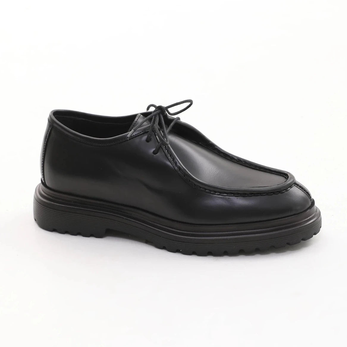 Black Calf Casual Laces F-624