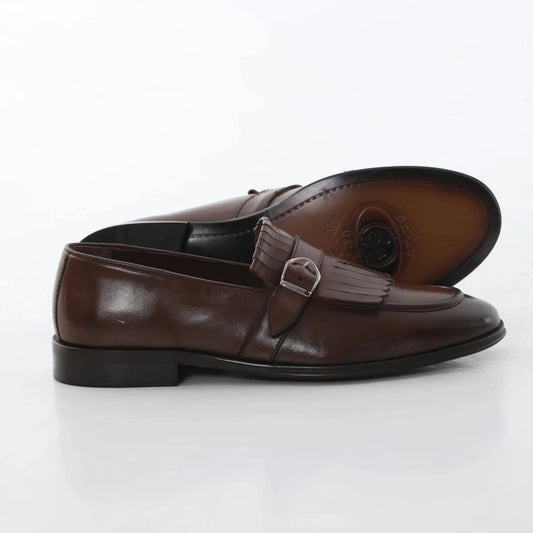 Brown Killtie Side Buckle Loafer