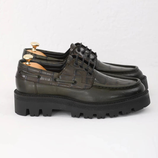 Khaki Croc Chunky Savio-512