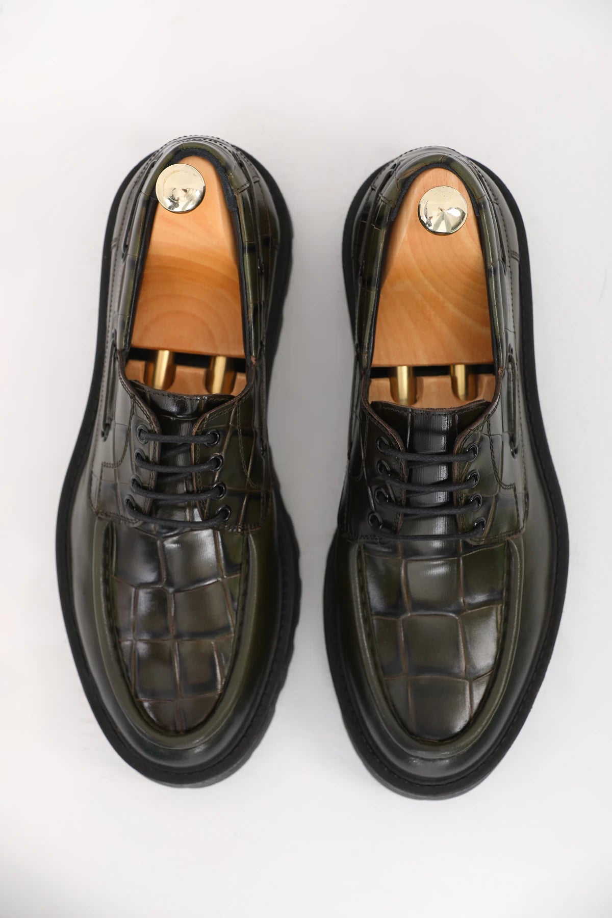 Khaki Croc Chunky Savio-512