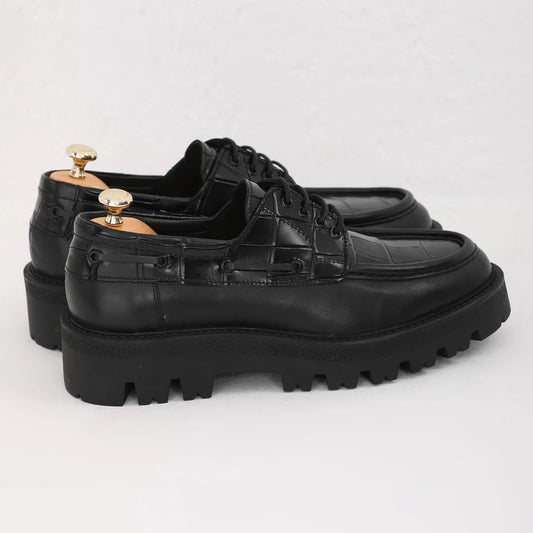 Black Croc Chunky Savio-512