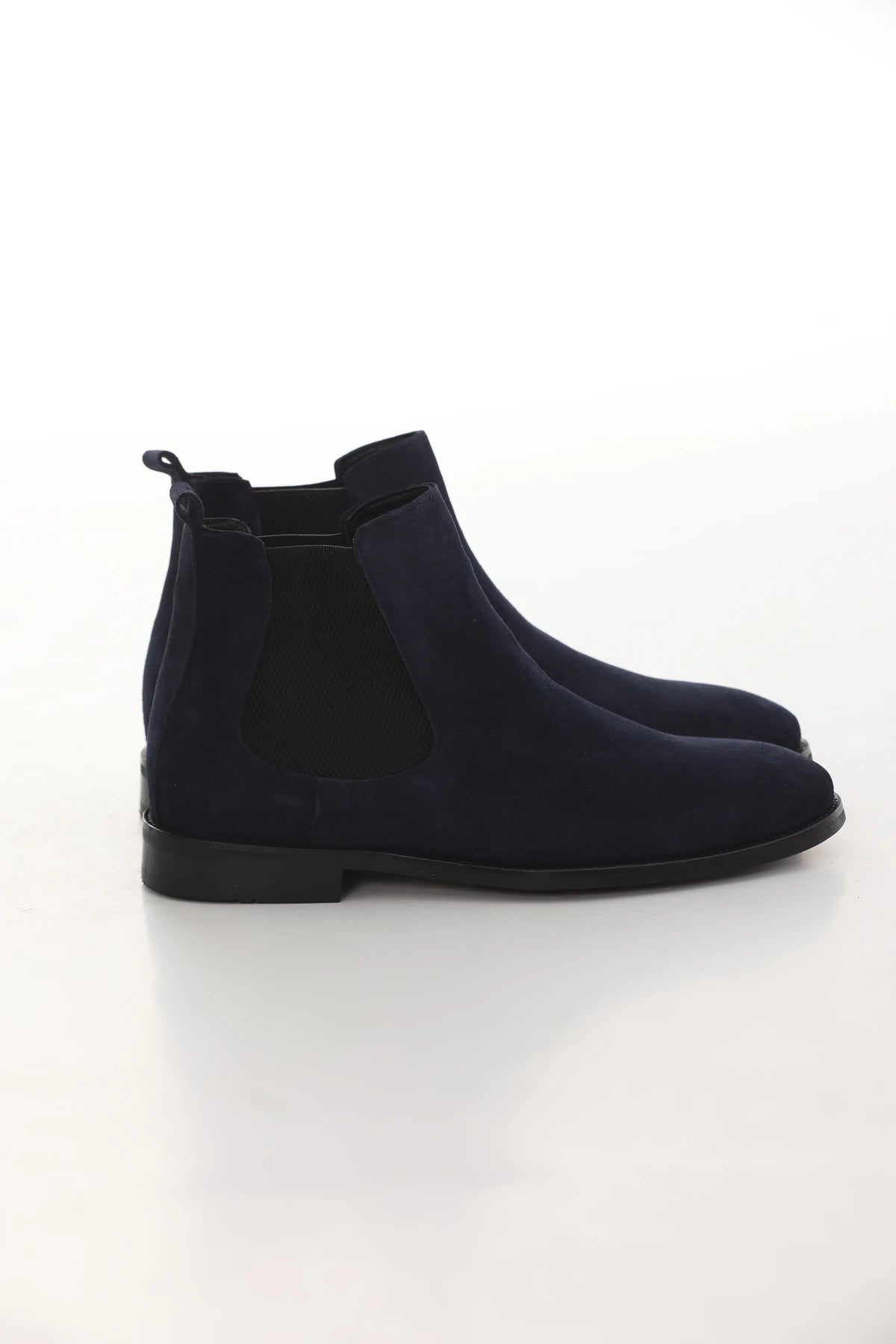 Navy Blue Suede Chelsea Boots FB 0336 42