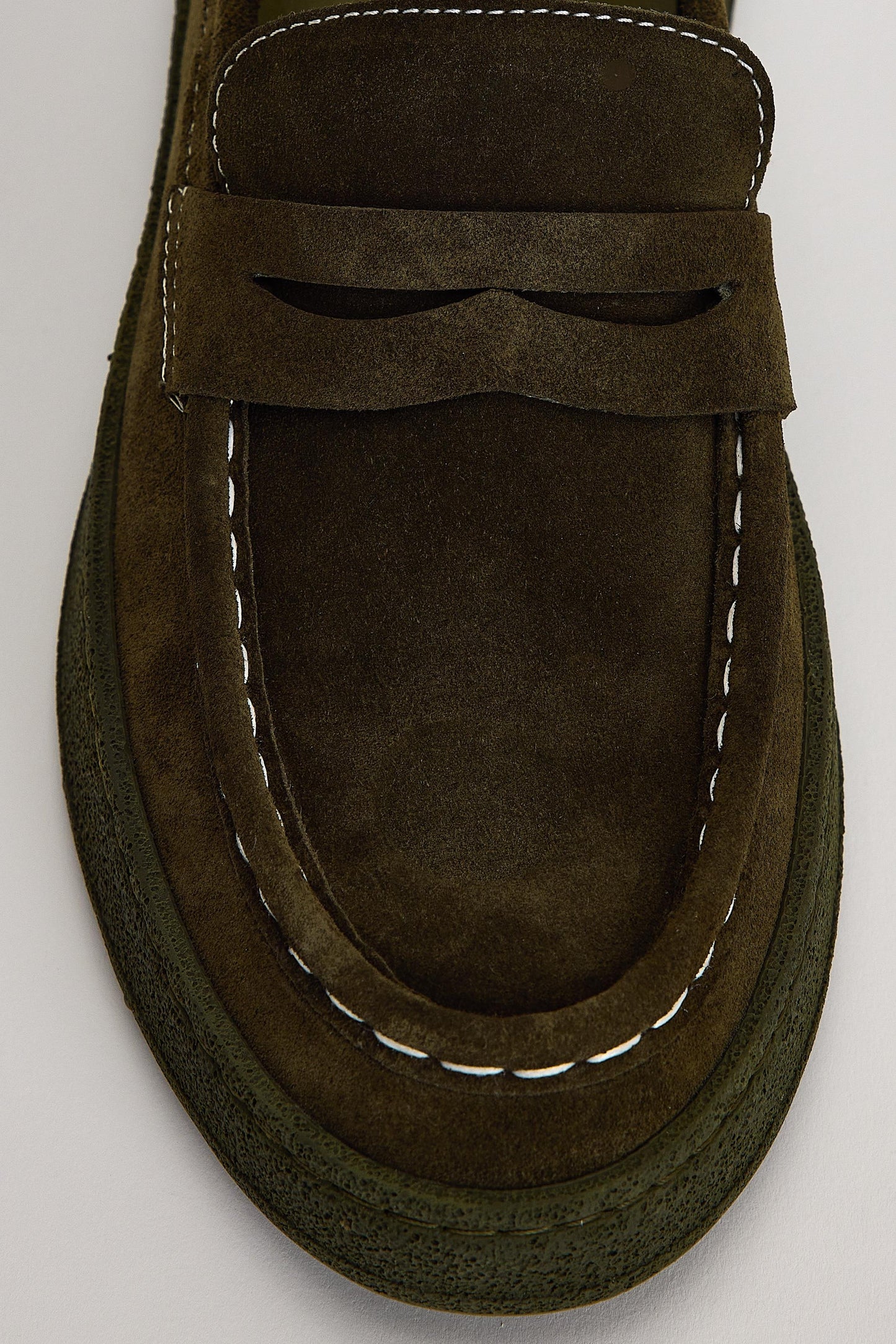 Khaki Suede Casual Loafer