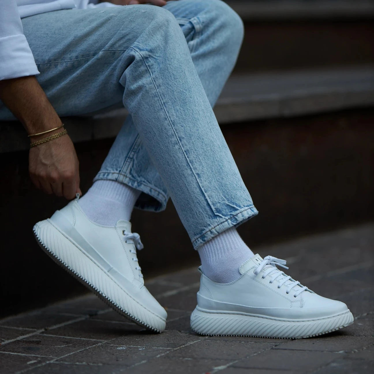 White Bellini Sneakers