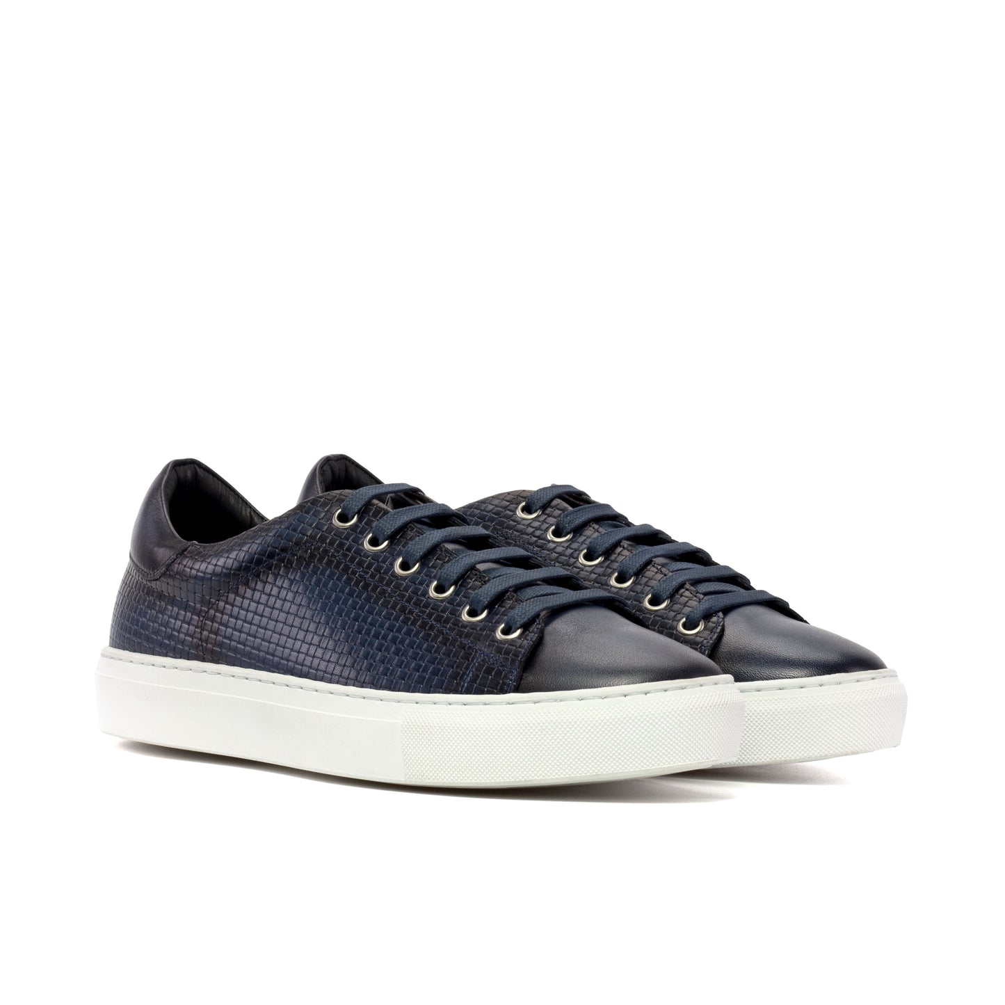 Navy Blue Burnish Sneaker 5842