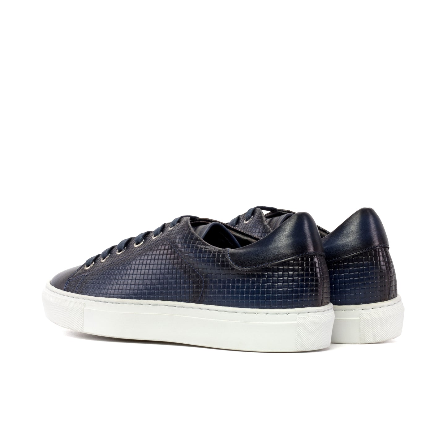 Navy Blue Burnish Sneaker 5842