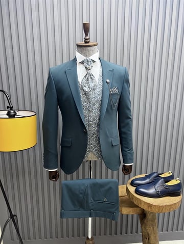 Custom-Designed Groom Suit