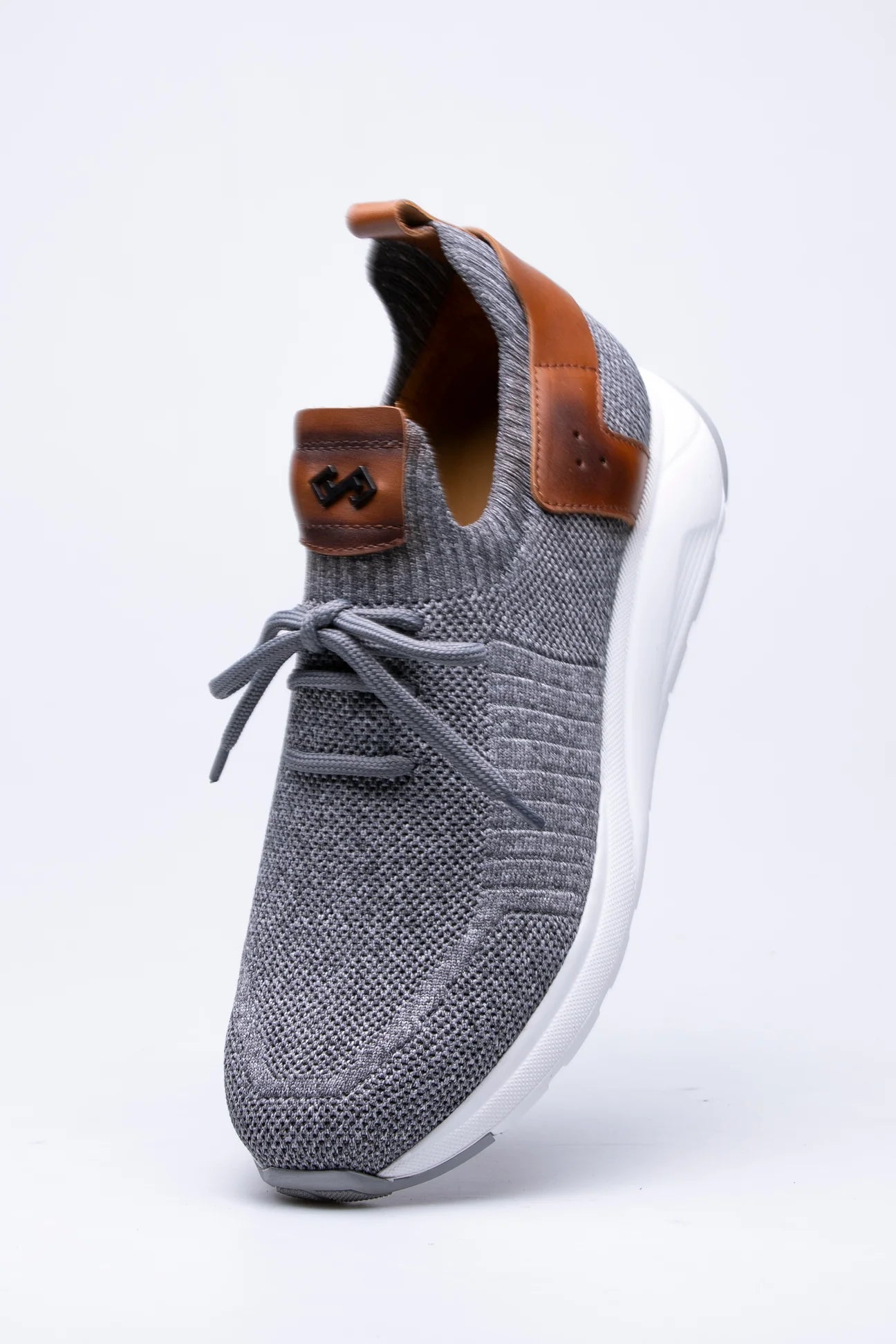 Grey Knitted Runners