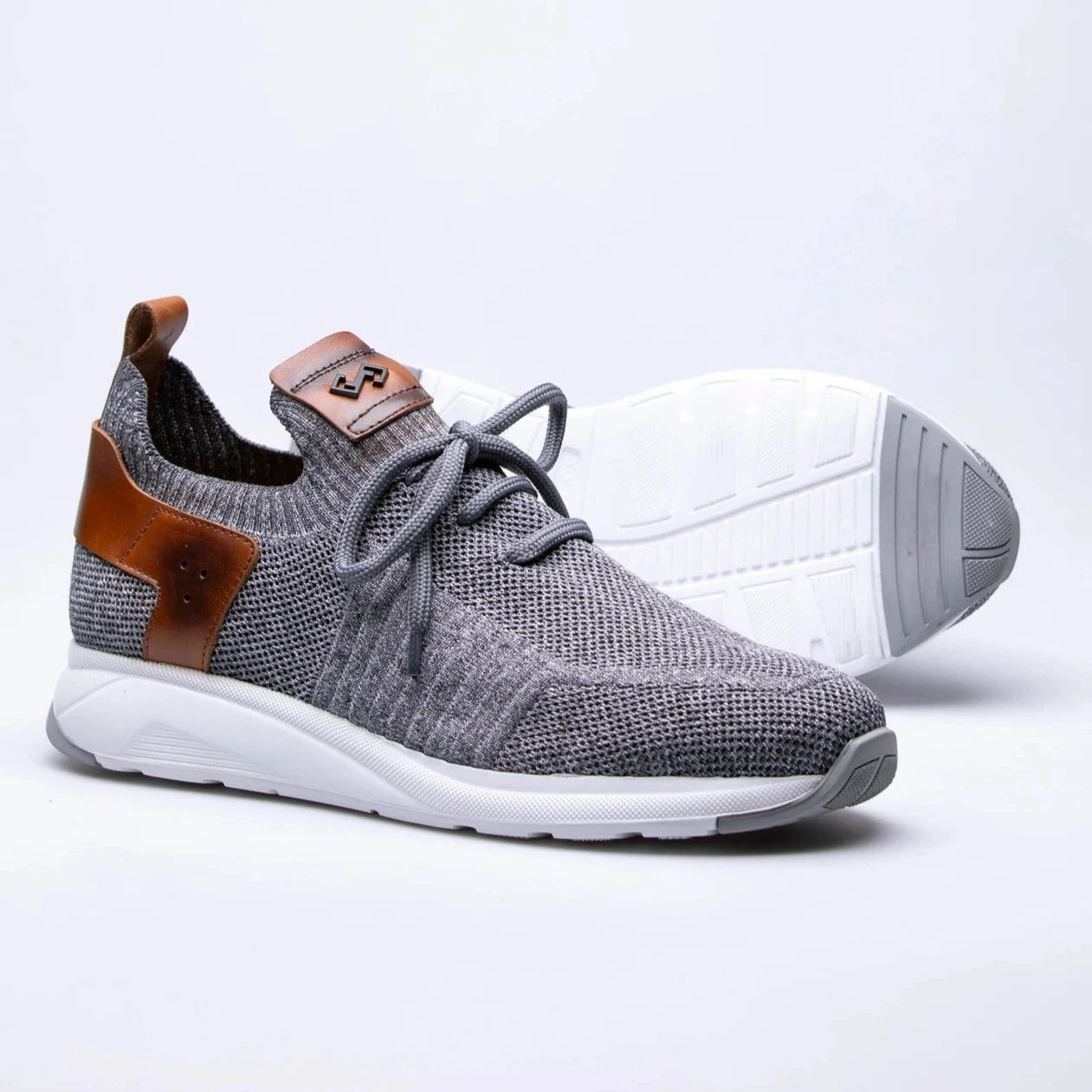 Grey Knitted Runners