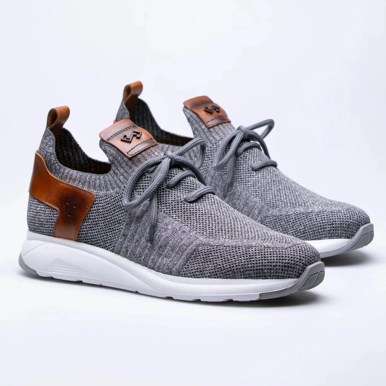 Grey Knitted Runners