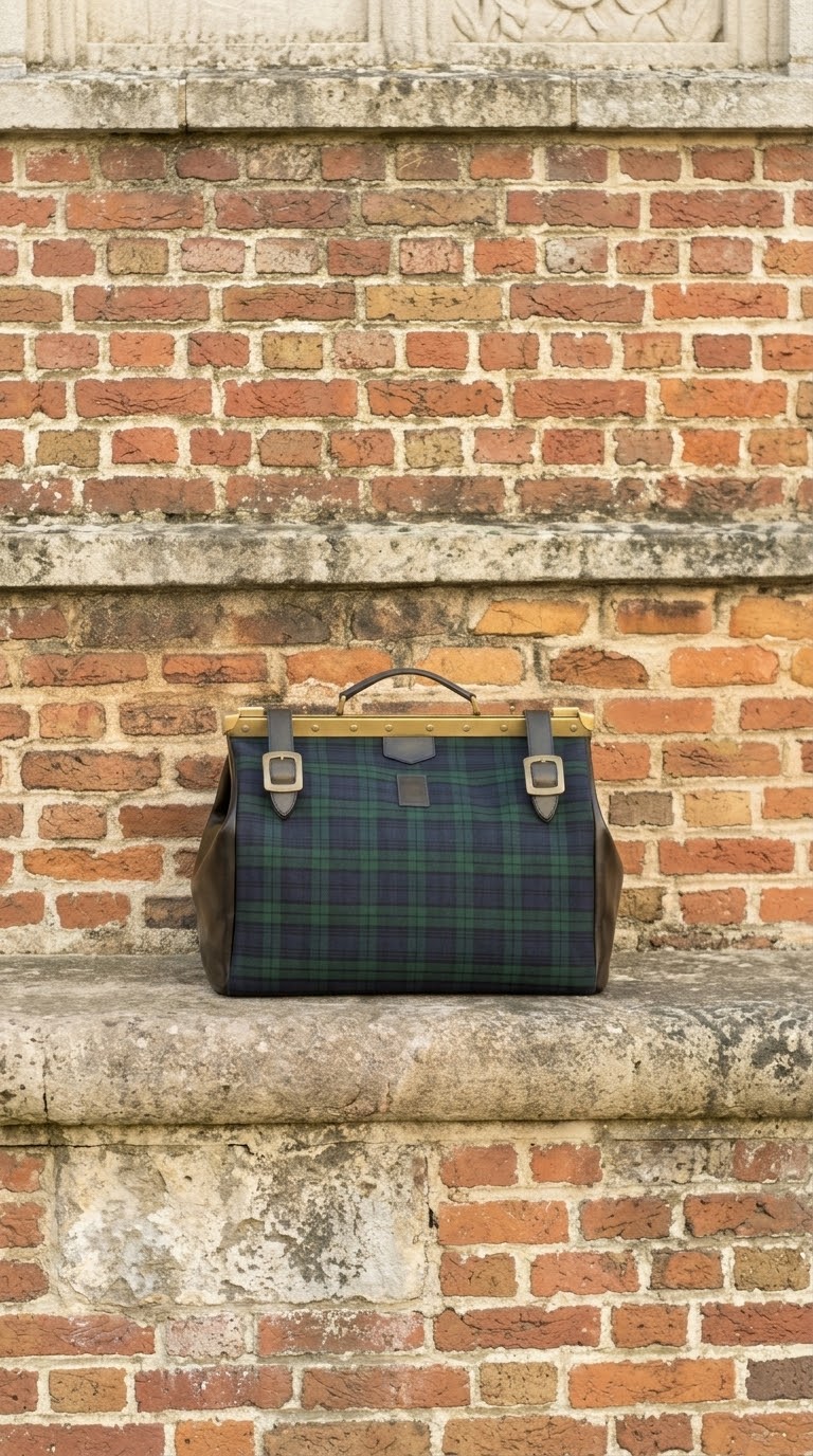 Sartorial+Olive Painted Calf Doctor Bag