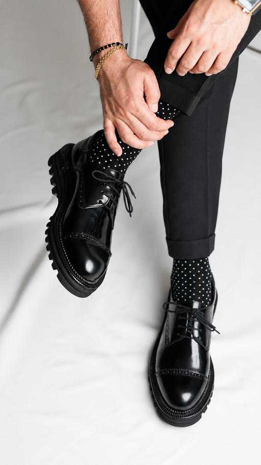 Black Brogue Derby