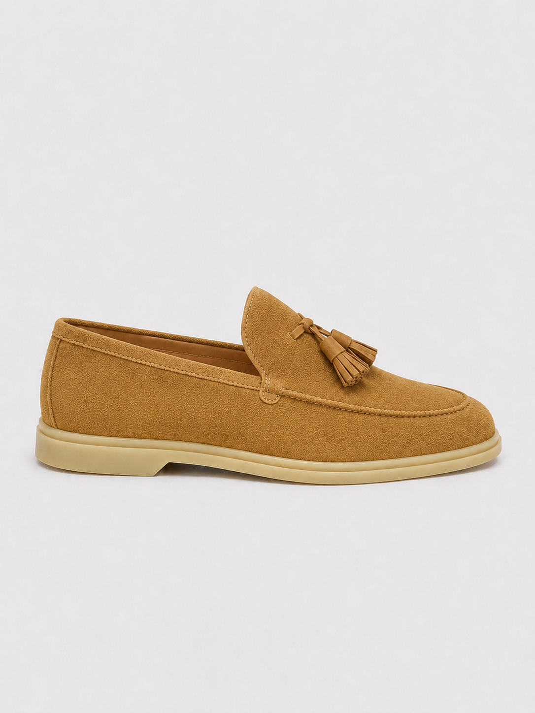 Suede Tassel Loafers