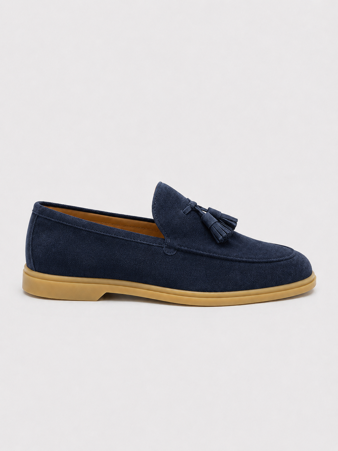 Suede Tassel Loafers
