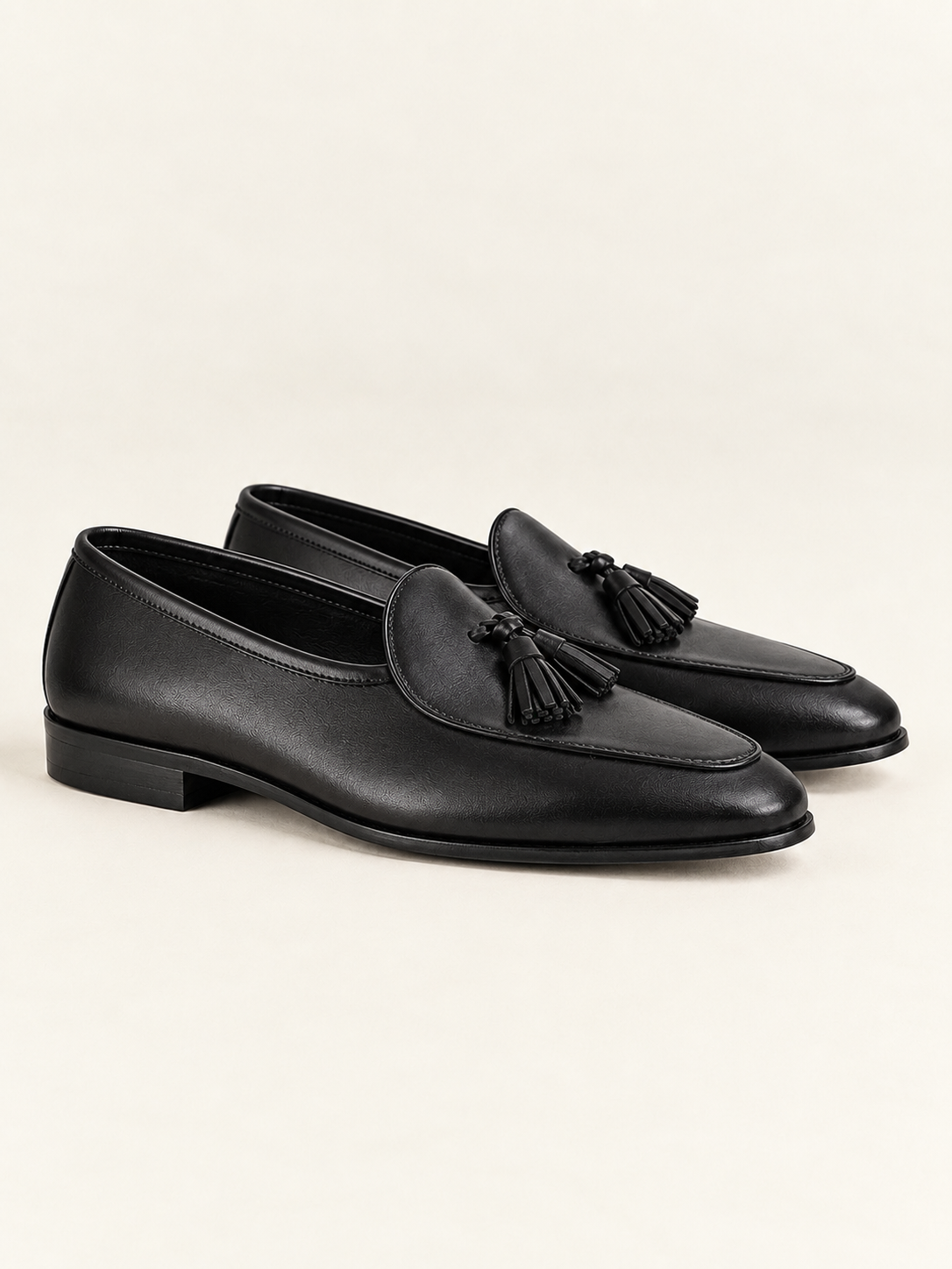 Leather Tassel Loafers