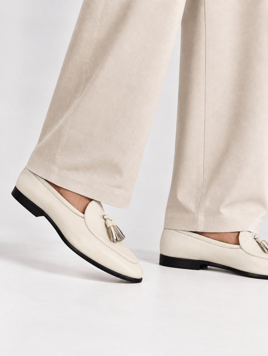 Leather Tassel Loafers