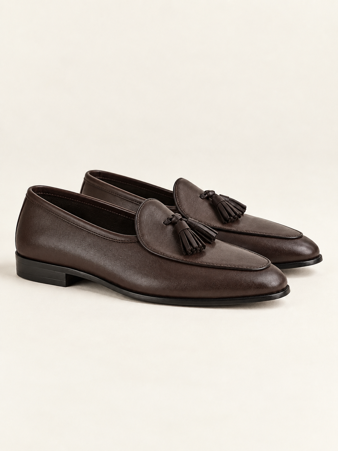 Leather Tassel Loafers