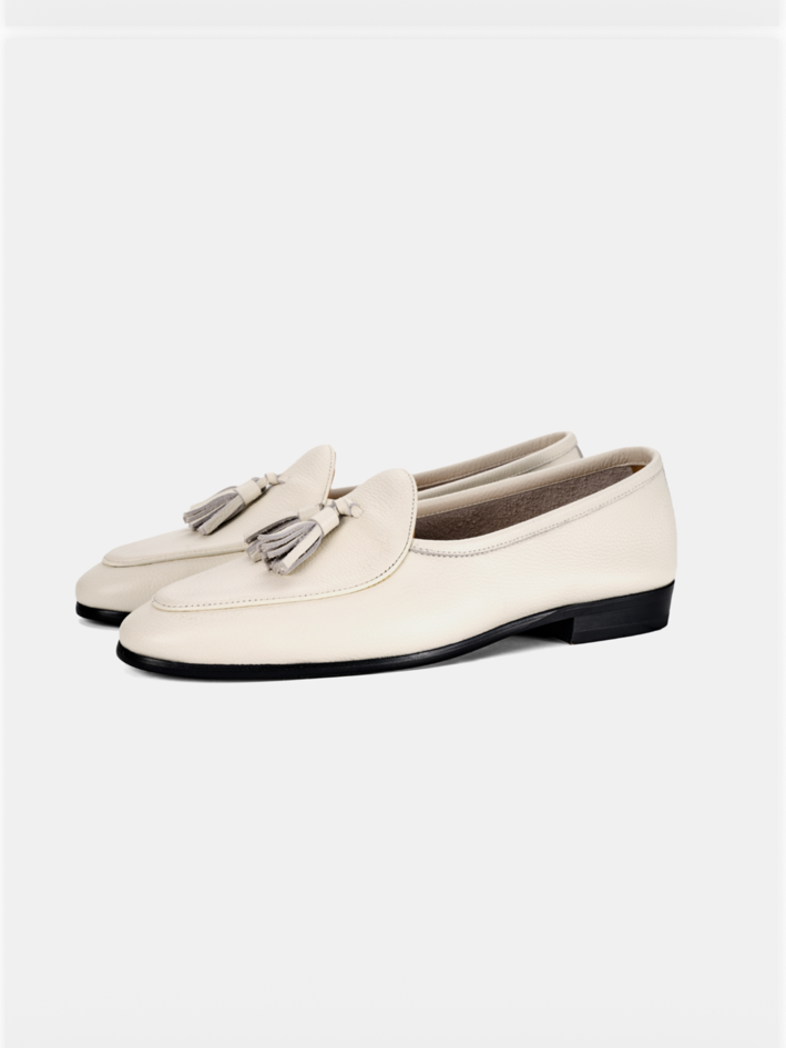 Leather Tassel Loafers