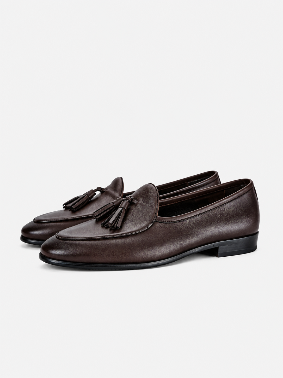Leather Tassel Loafers