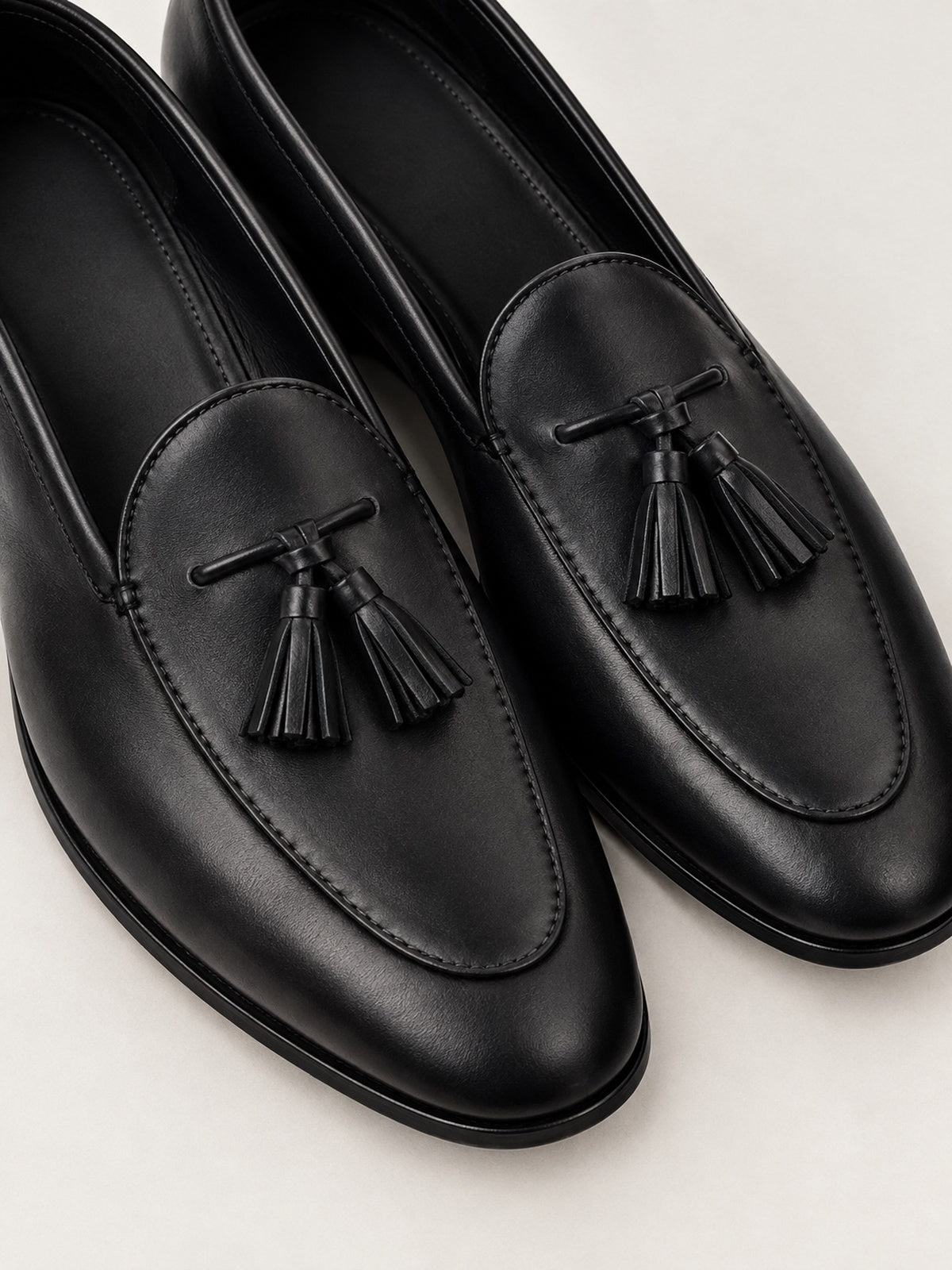 Leather Tassel Loafers