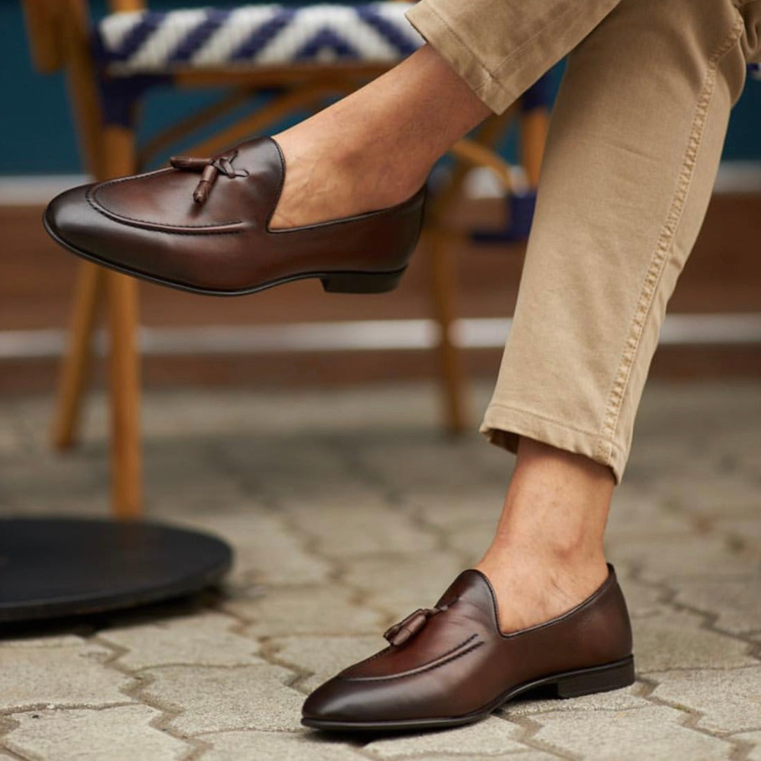 Brown Tassel Loafer