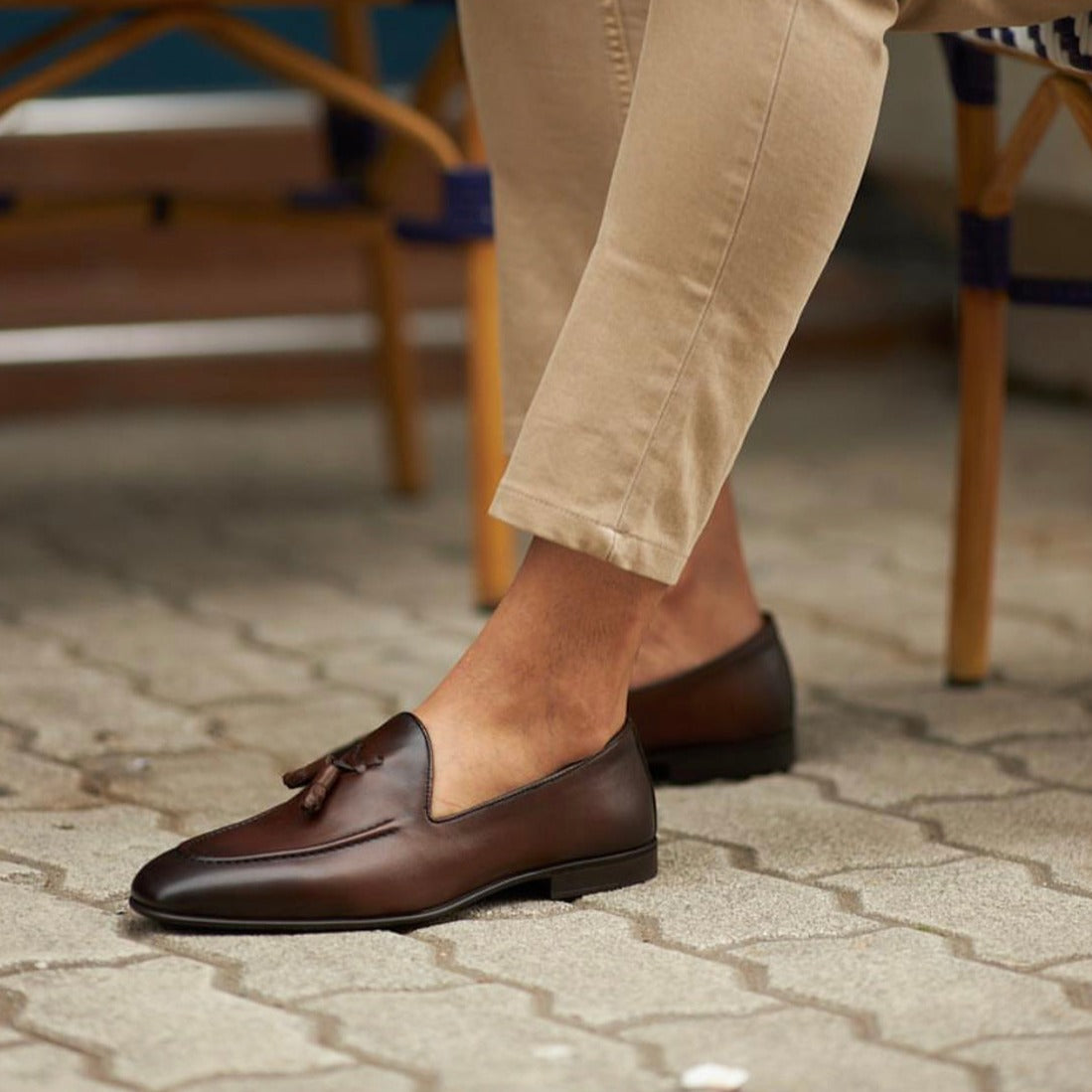 Brown Tassel Loafer