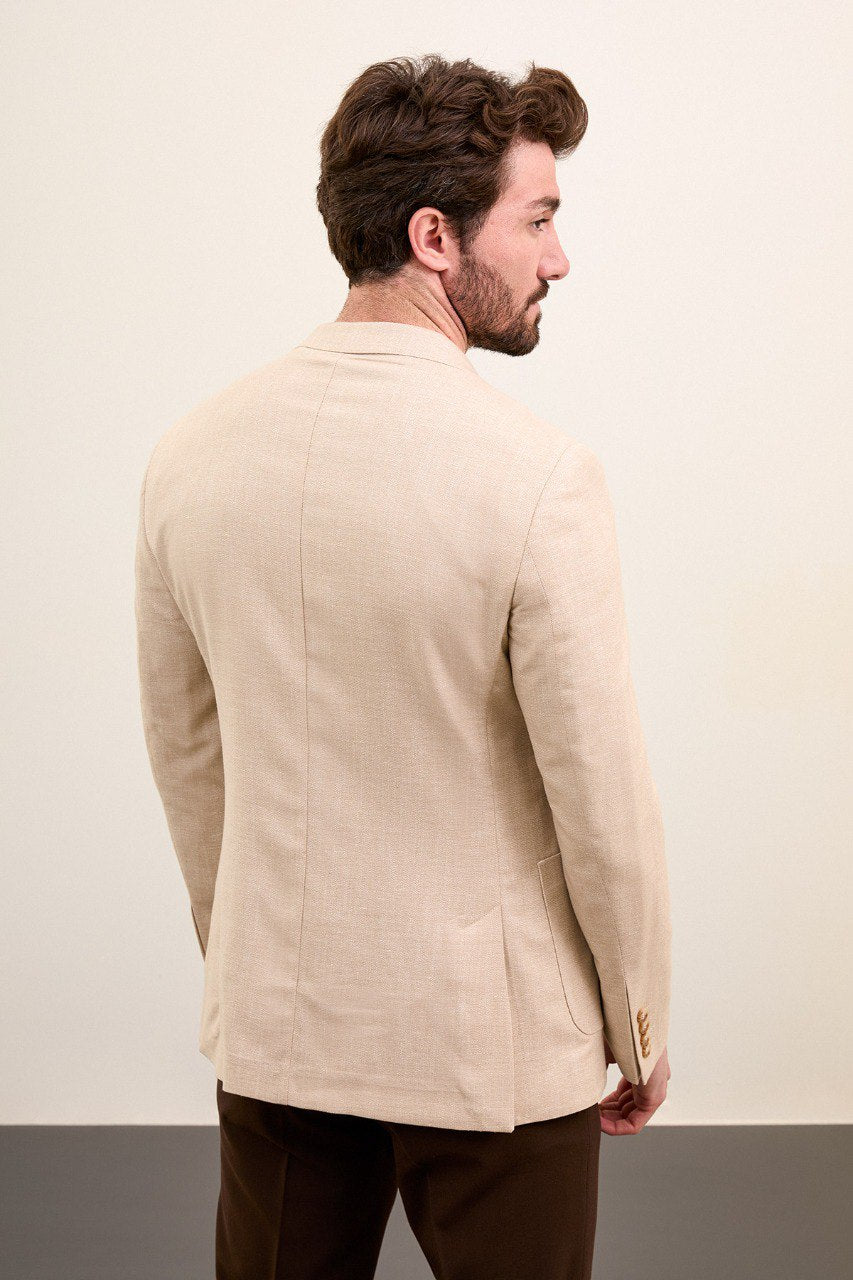 Beige BP Slim Fit Blazer MB-010