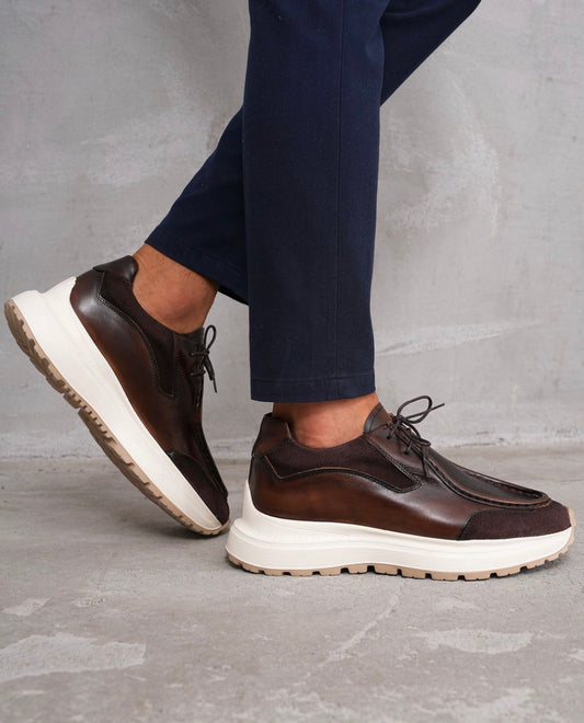 Brown Shaded Smart Casual Shoes