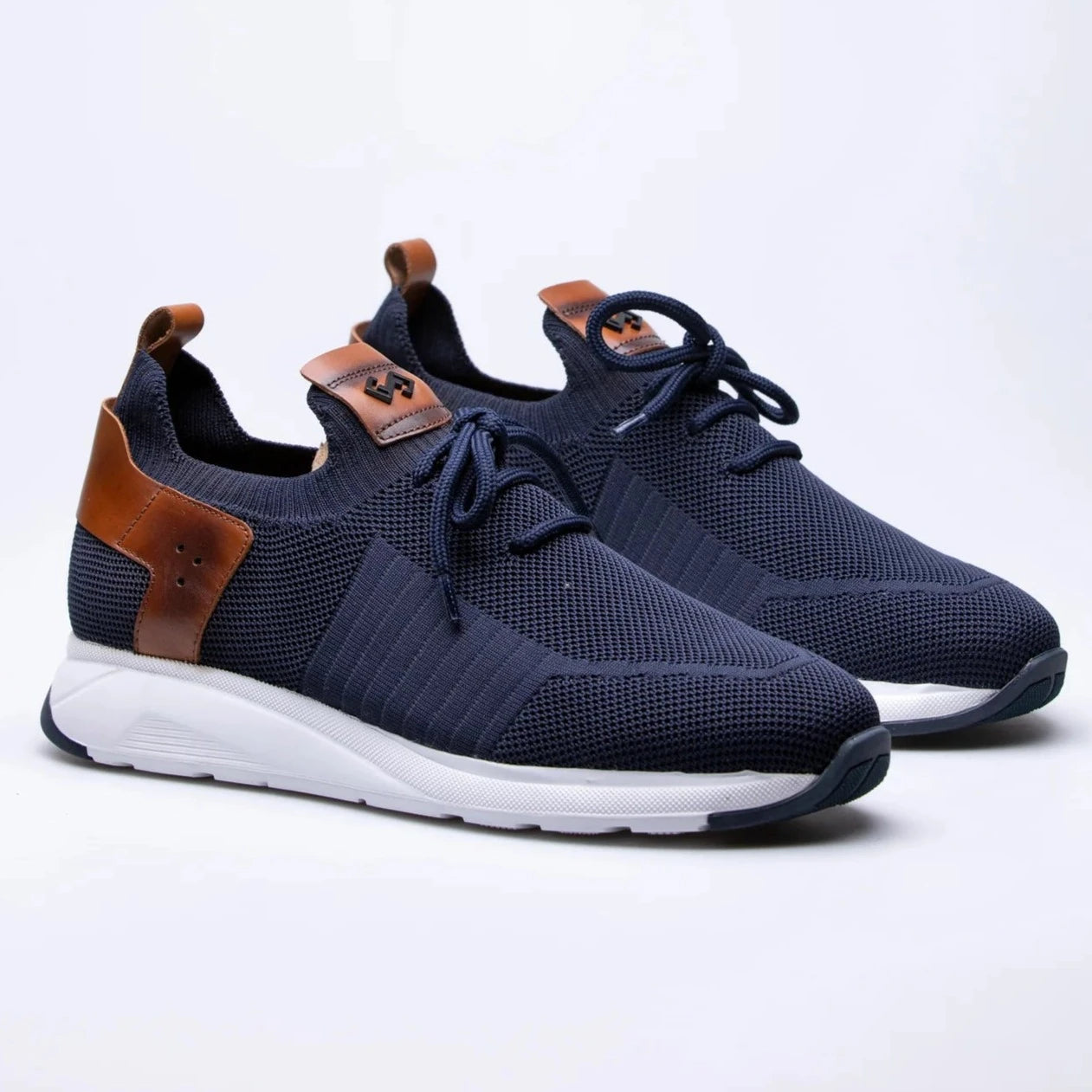 Navy Knitted Runners