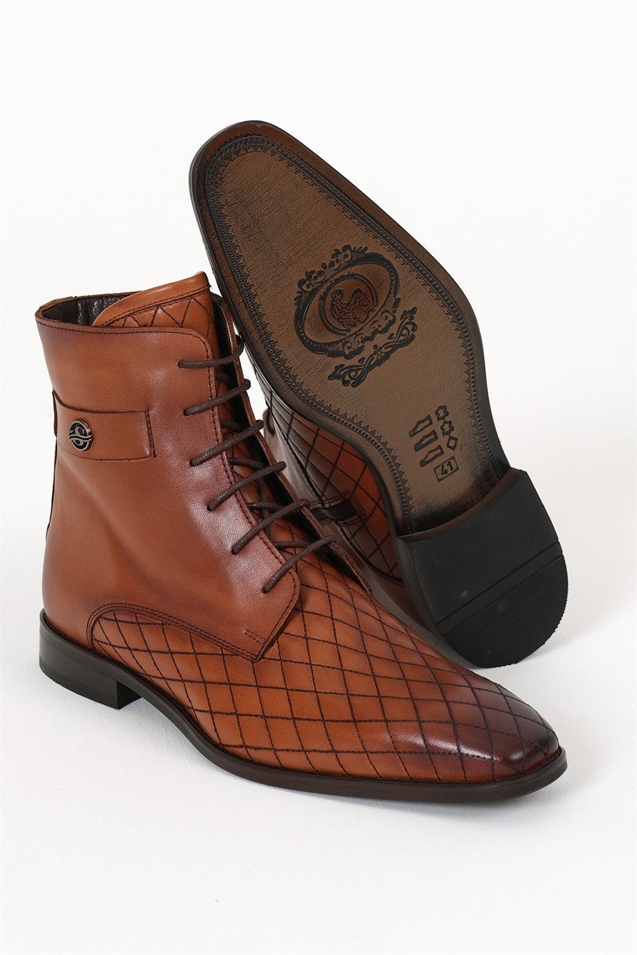 Tan Casual boot-SM009