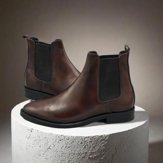 Brown Shaded Chelsea Boot