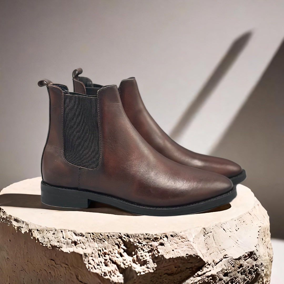 Brown Shaded Chelsea Boot