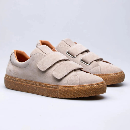 Beige Suede Chitchat Sneakers